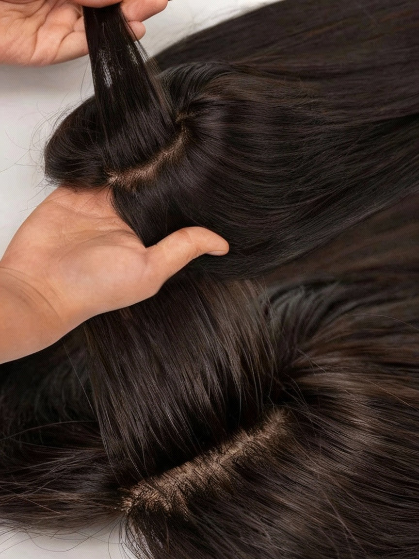 4"x4" | Silk Hair Topper