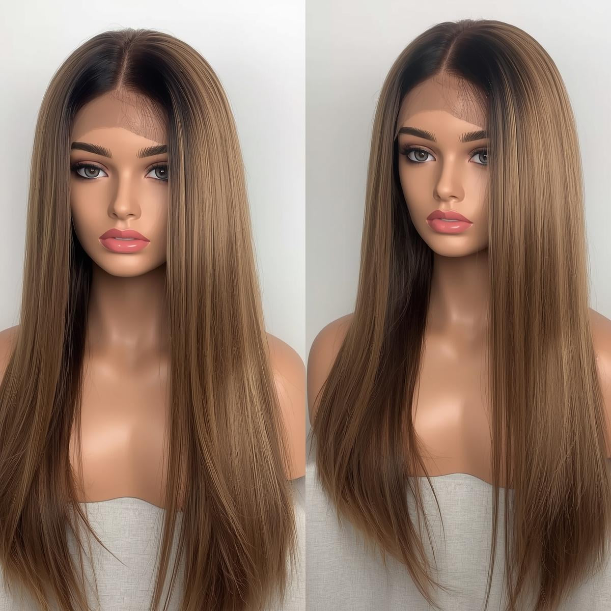 V-Part Wig | V-Shaped Wig | Natural Straight