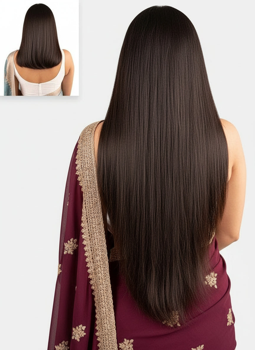 7 Set Clip-In Extensions | Straight