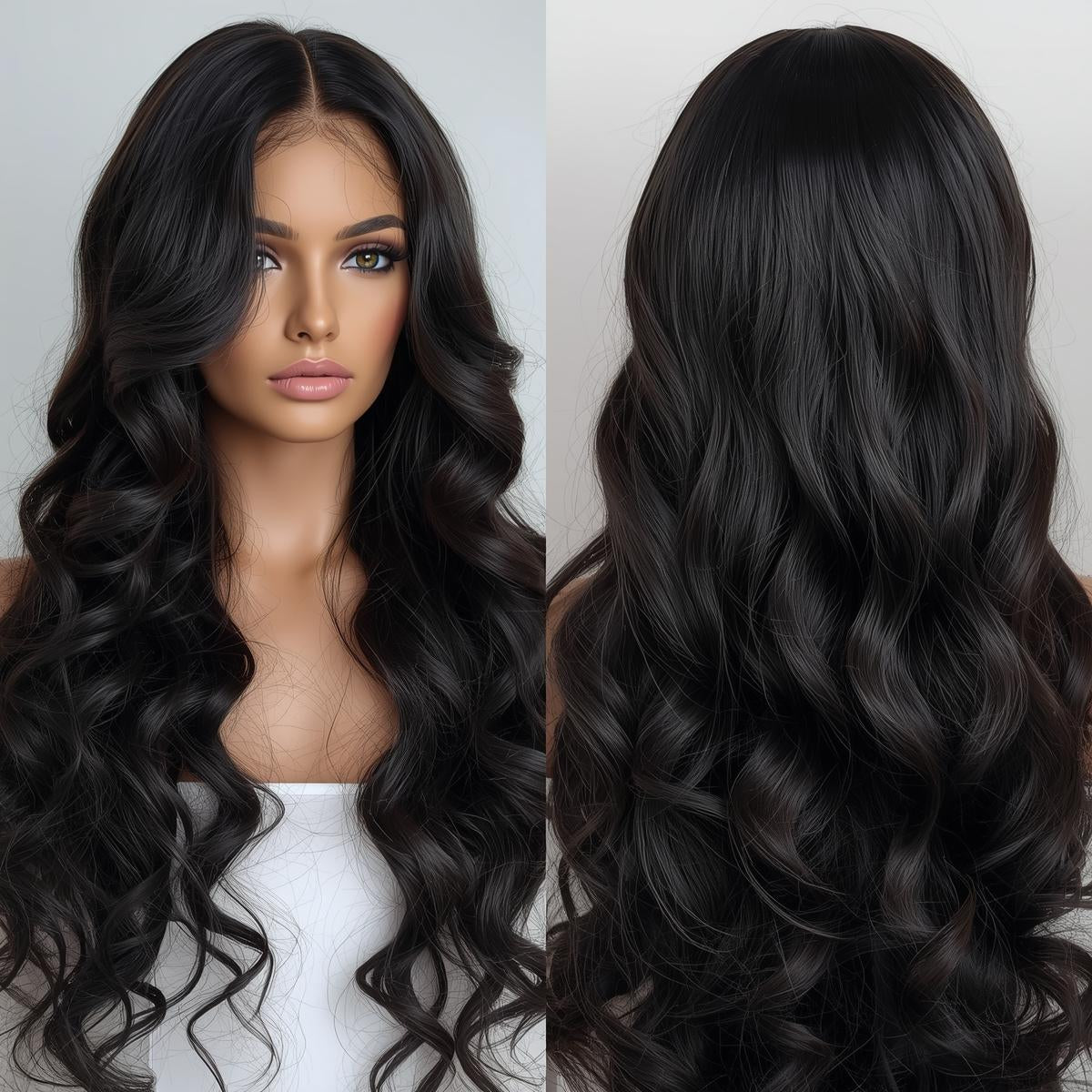 V-Part Wig | V-Shaped Wig | Natural Wavy
