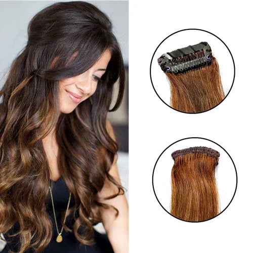 Medium Brown Single Clip Highlight